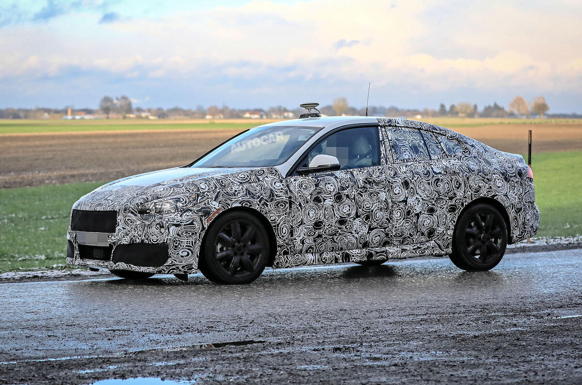 BMW 2 Series Gran Coupe spy shot front side