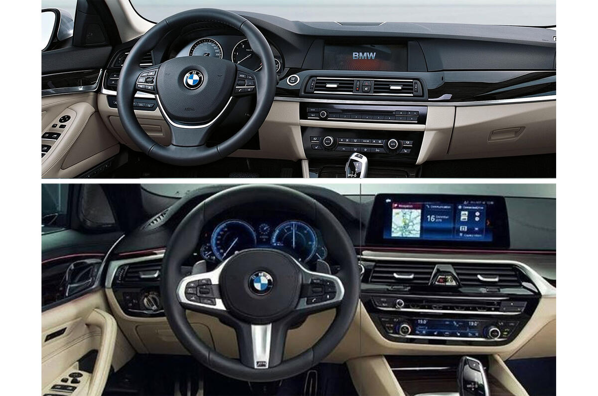 2017 BMW 5 Series compared to outgoing BMW 5 Series