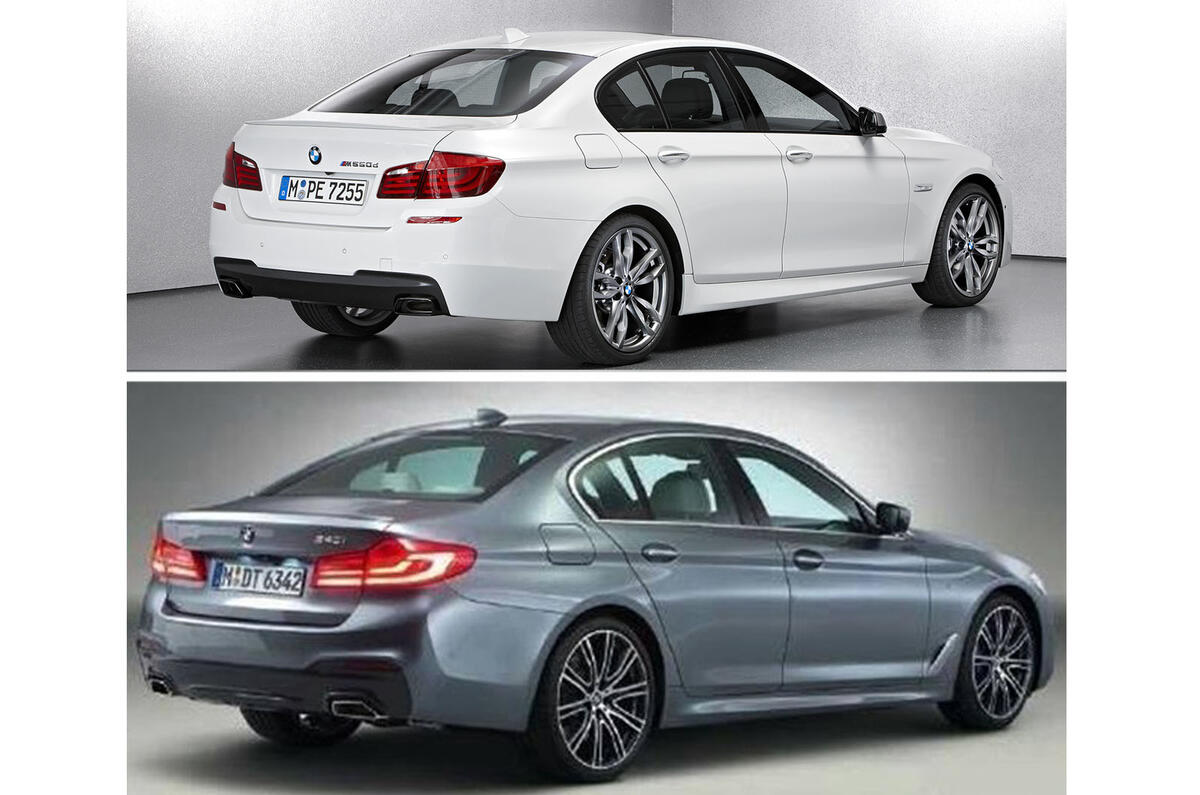 2017 BMW 5 Series compared to outgoing BMW 5 Series