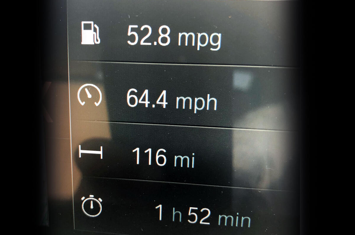 BMW 7 Series 740LD trip computer 