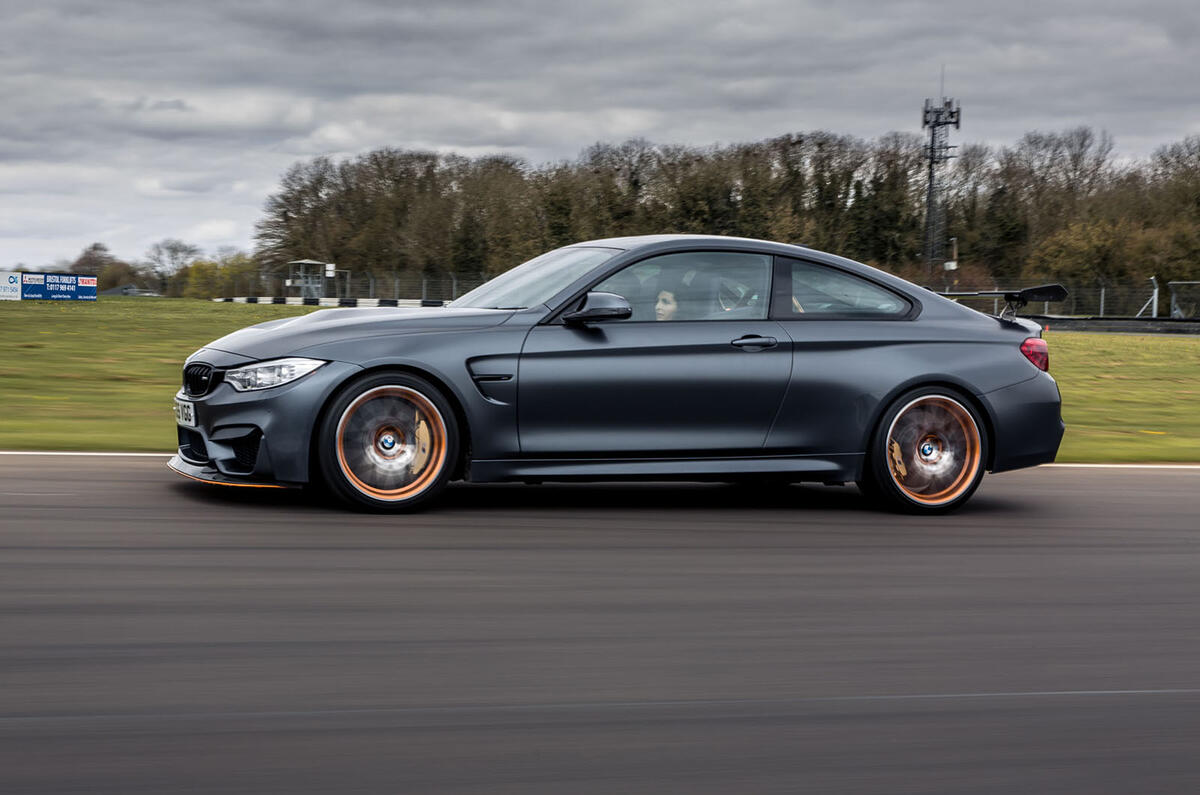 BMW M4 GTS side profile