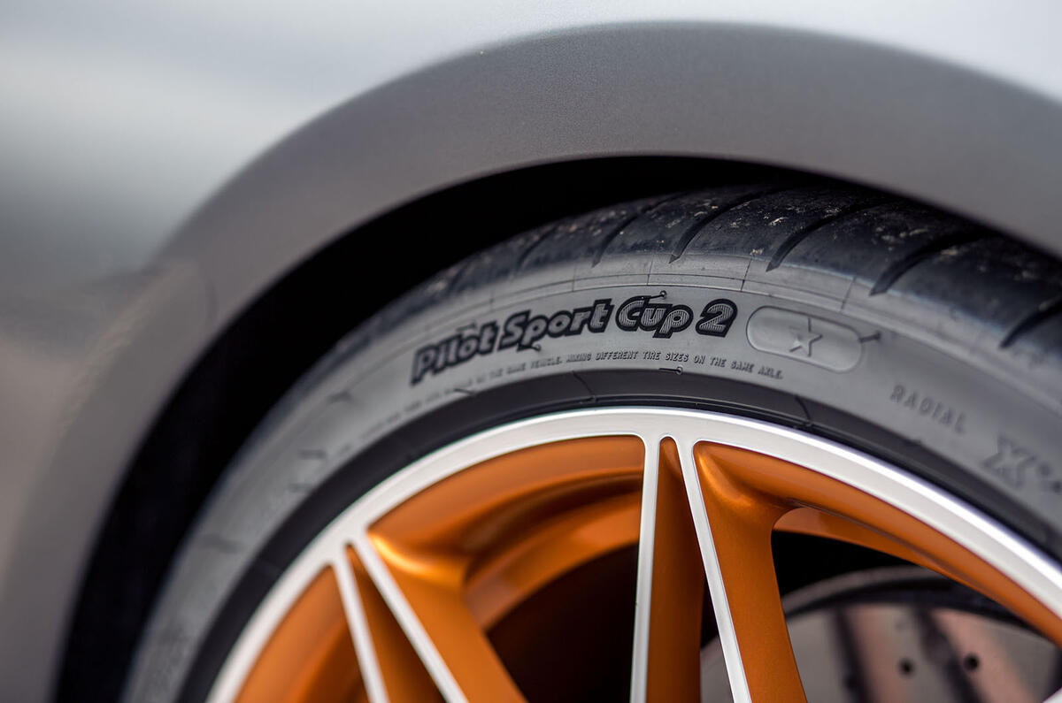 Low-profile BMW M4 GTS tyres
