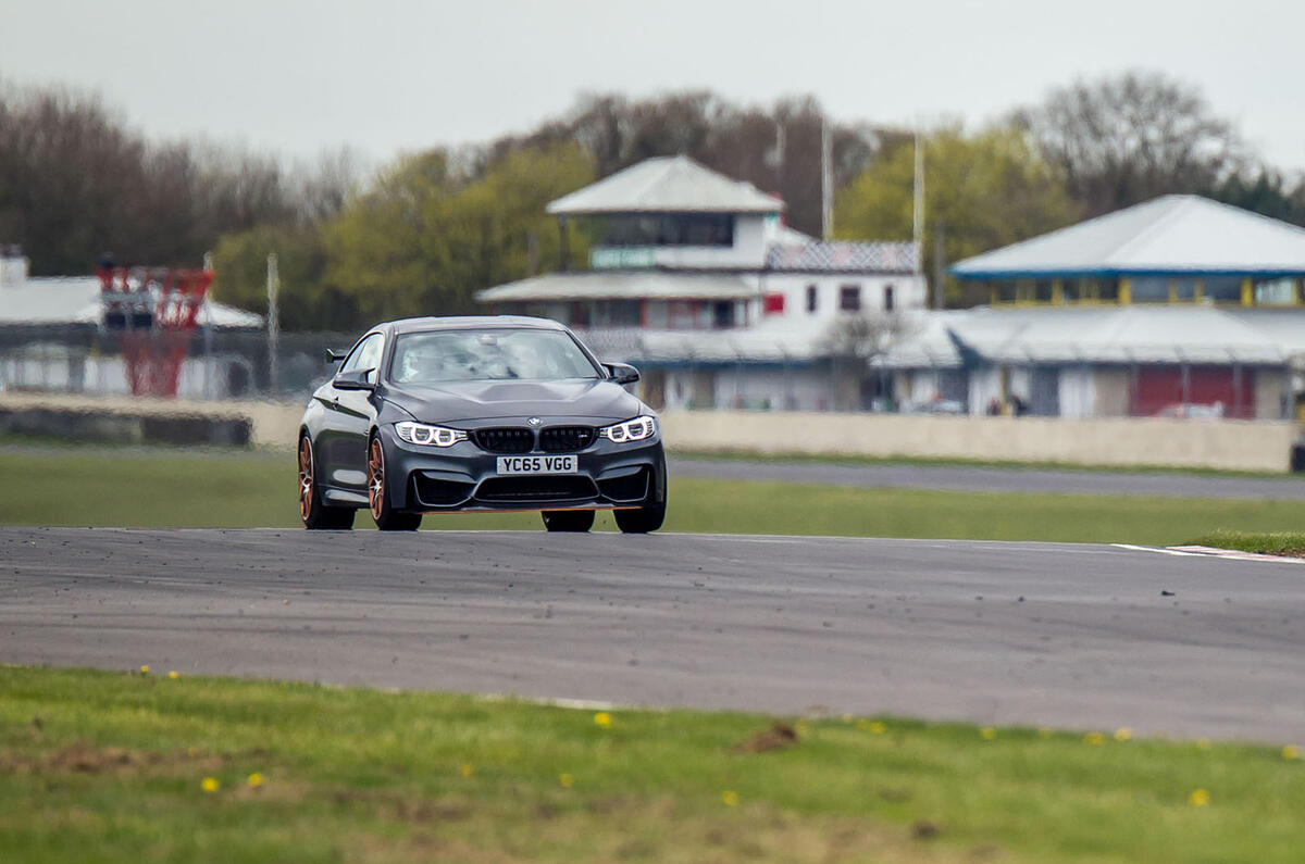 BMW M4 GTS on track