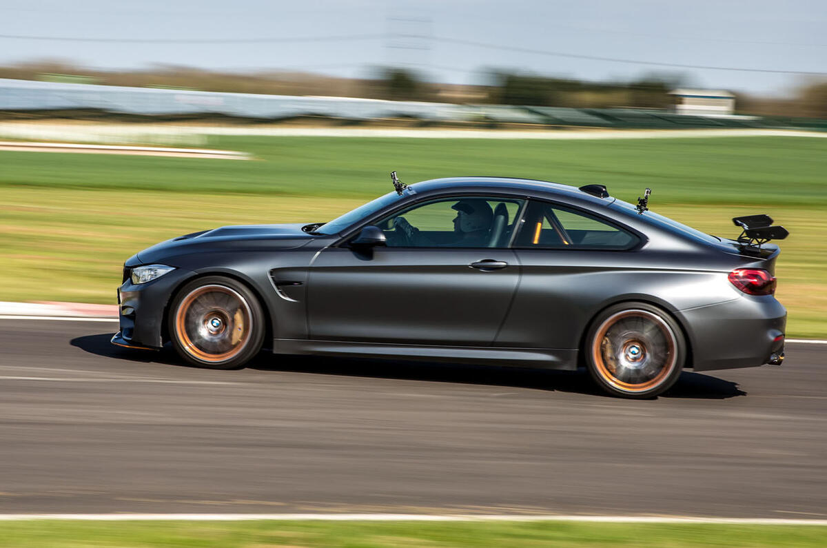 BMW M4 GTS side profile