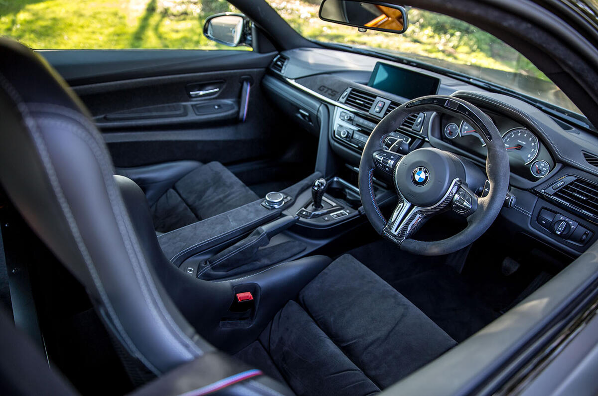BMW M4 GTS interior