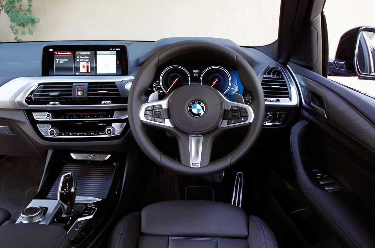 BMW X3 dashboard