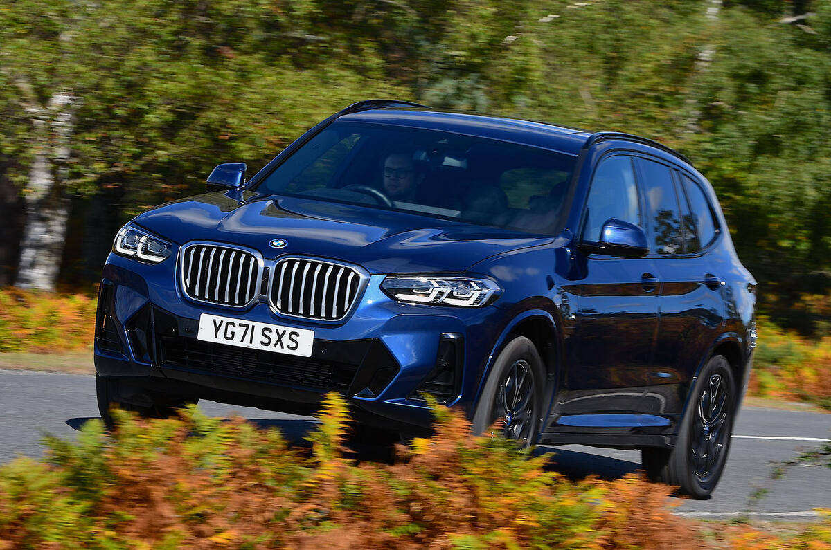 BMW X3 front three quarter