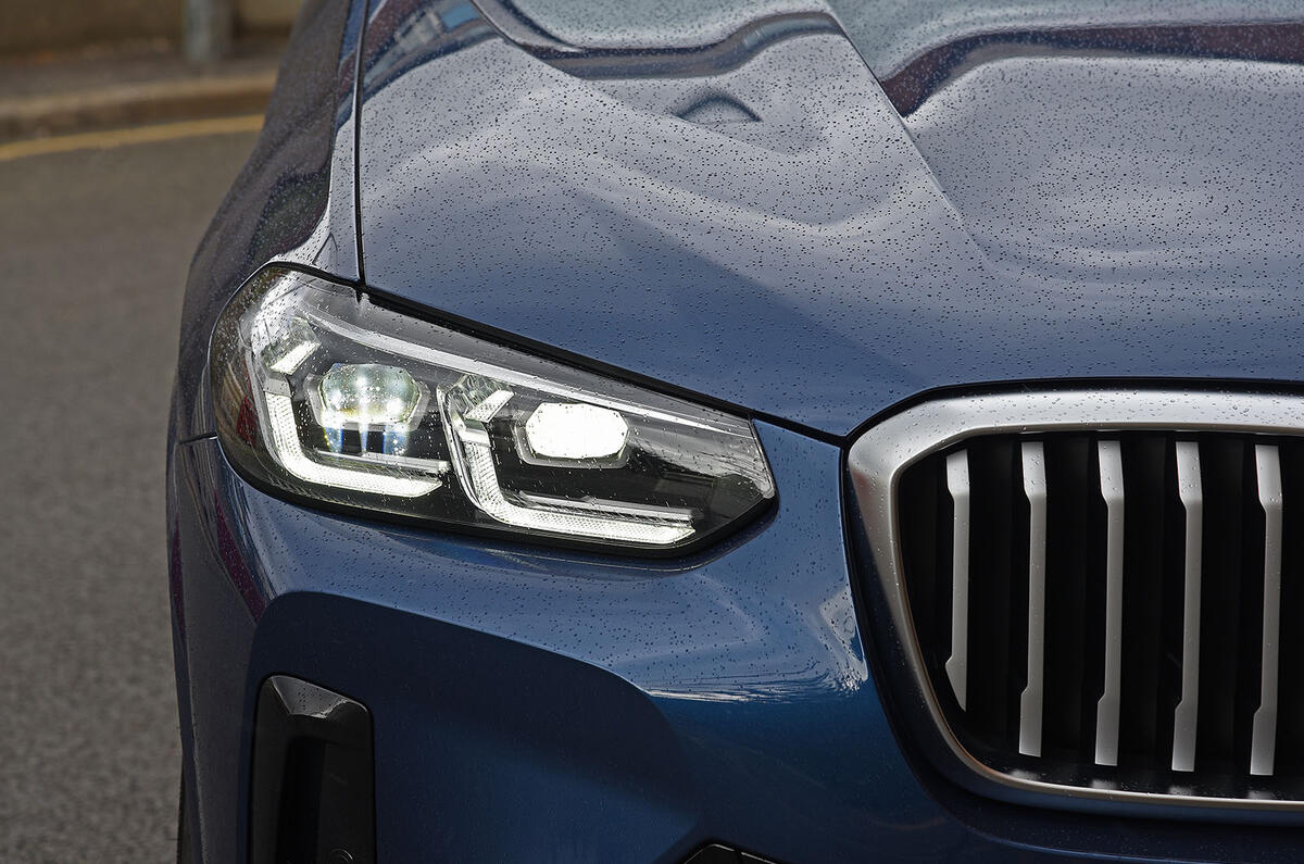 BMW X3 headlamps
