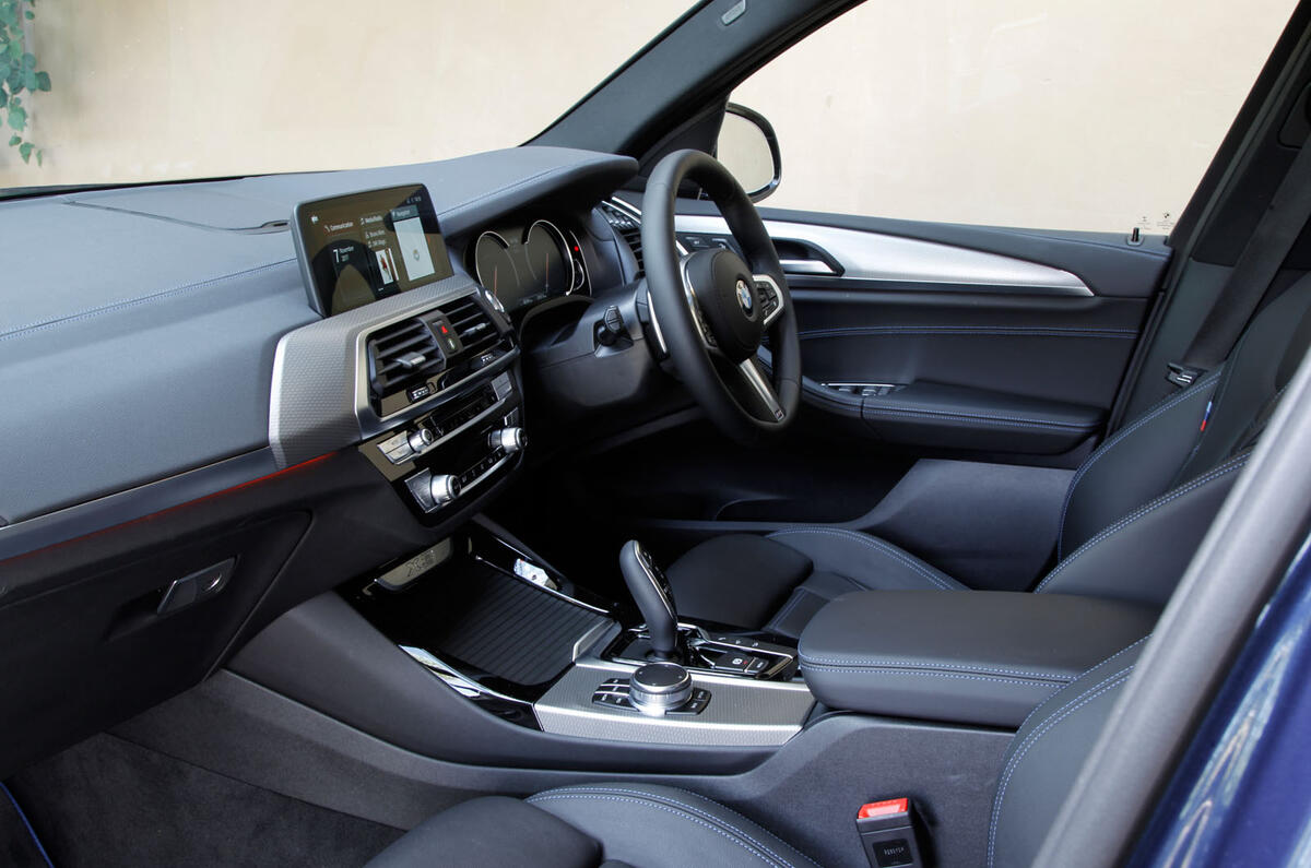 BMW X3 interior