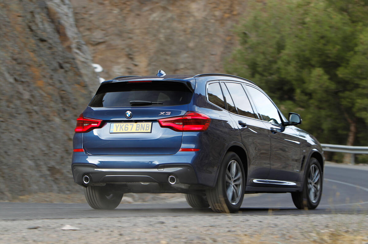 BMW X3 xDrive20d rear