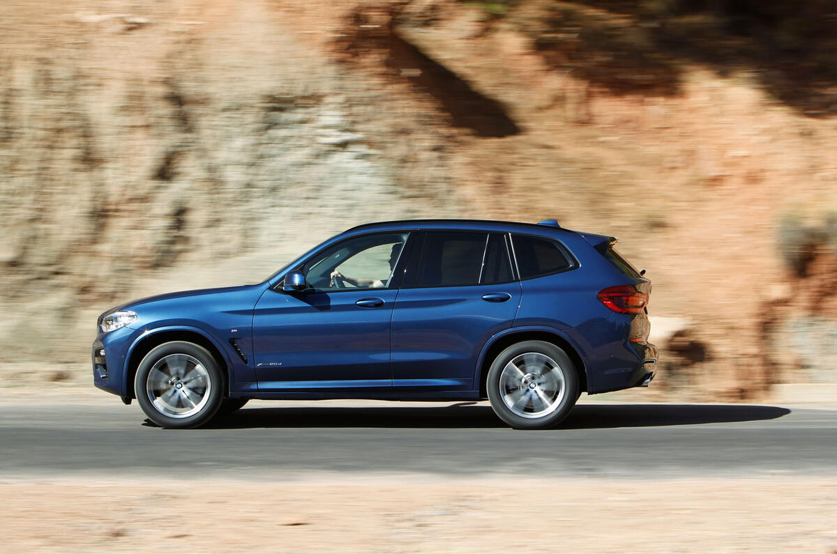BMW X3 side profile