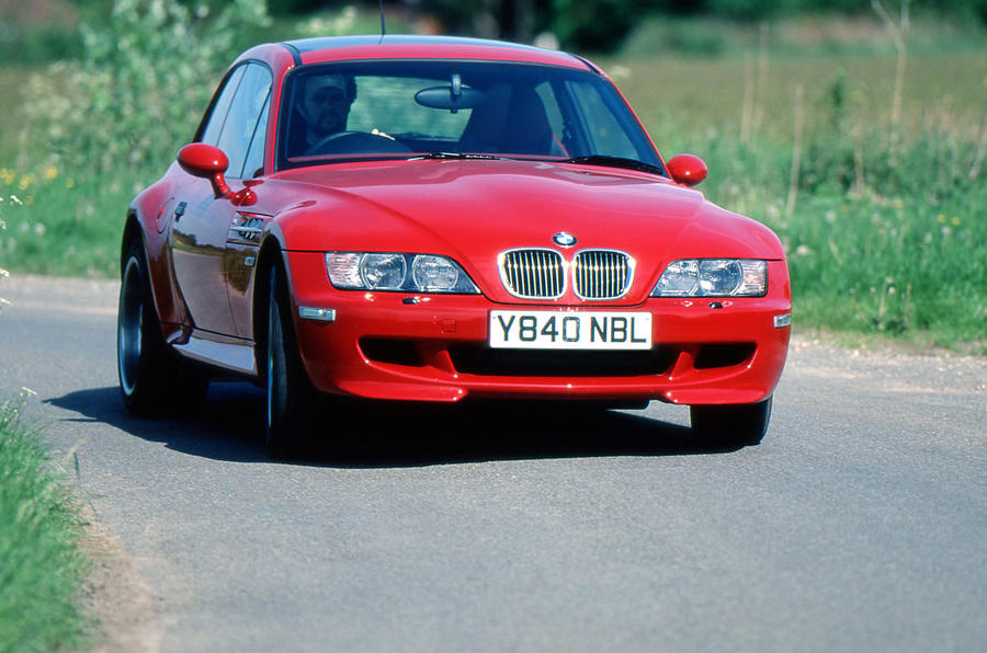 BMW Z3 M Coupe 1998 front quarter cornering