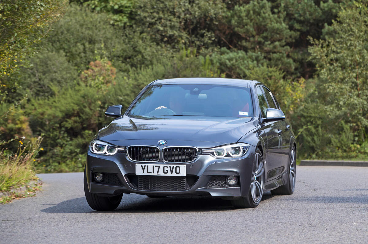 2017 BMW 330e - cornering front