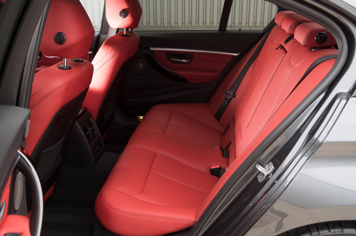 2017 BMW 330e - rear seats