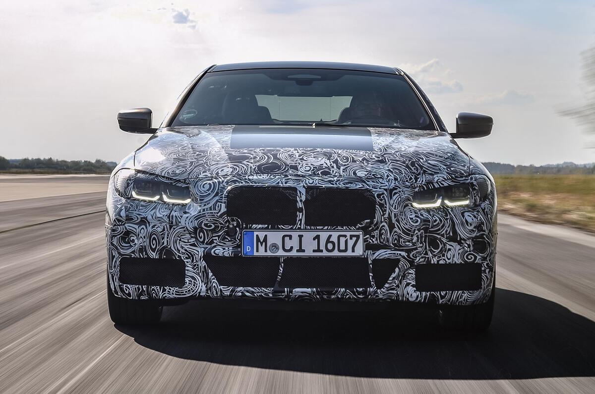 2020 BMW 4 Series prototype - front