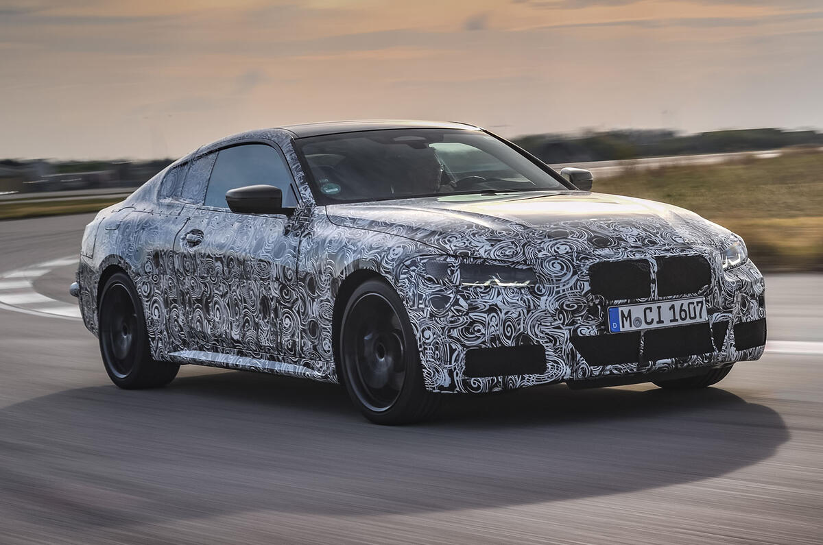 2020 BMW 4 Series prototype - cornering front