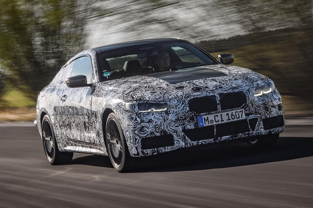 2020 BMW 4 Series prototype - front