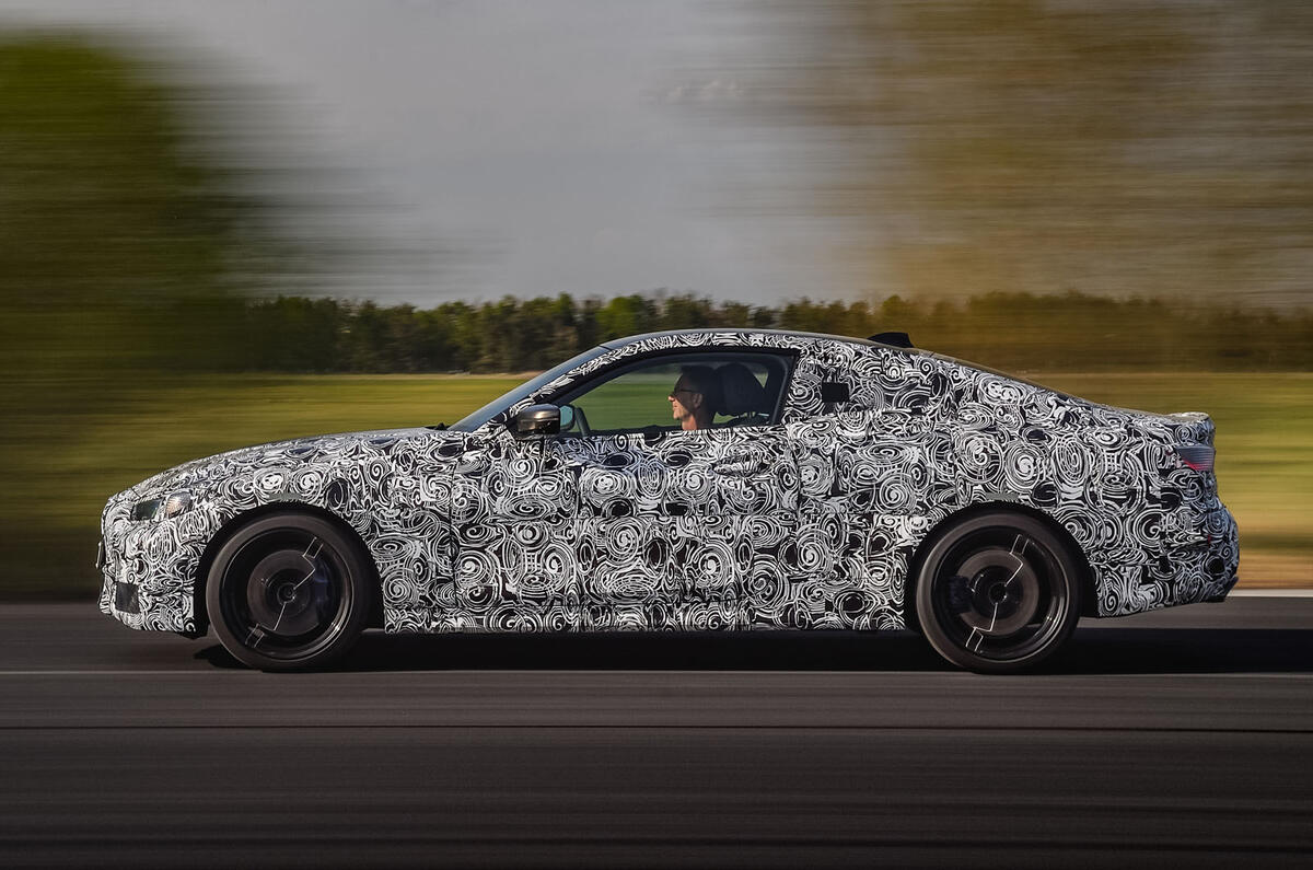 2020 BMW 4 Series prototype - side