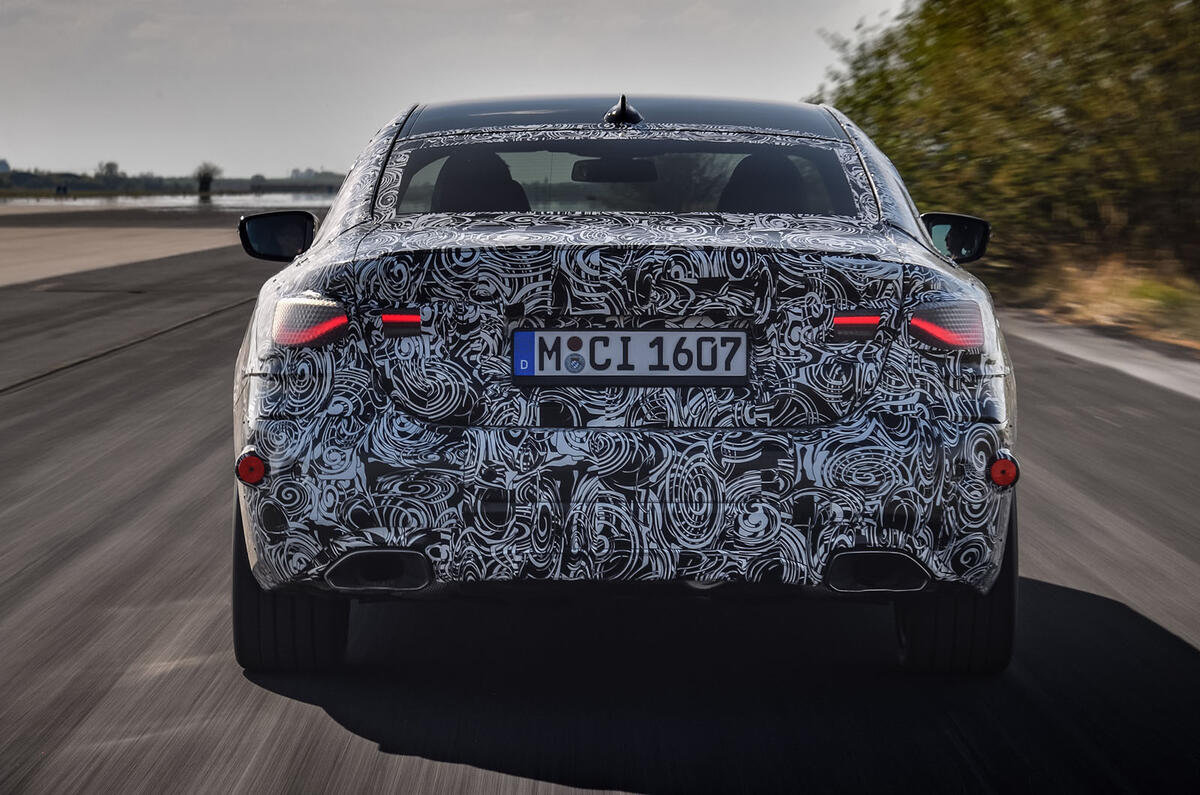 2020 BMW 4 Series prototype - rear