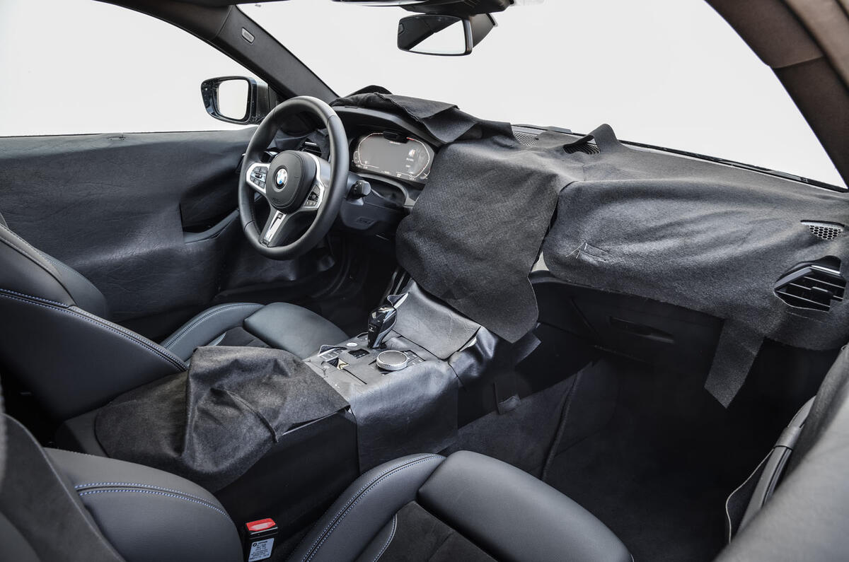 2020 BMW 4 Series prototype - interior