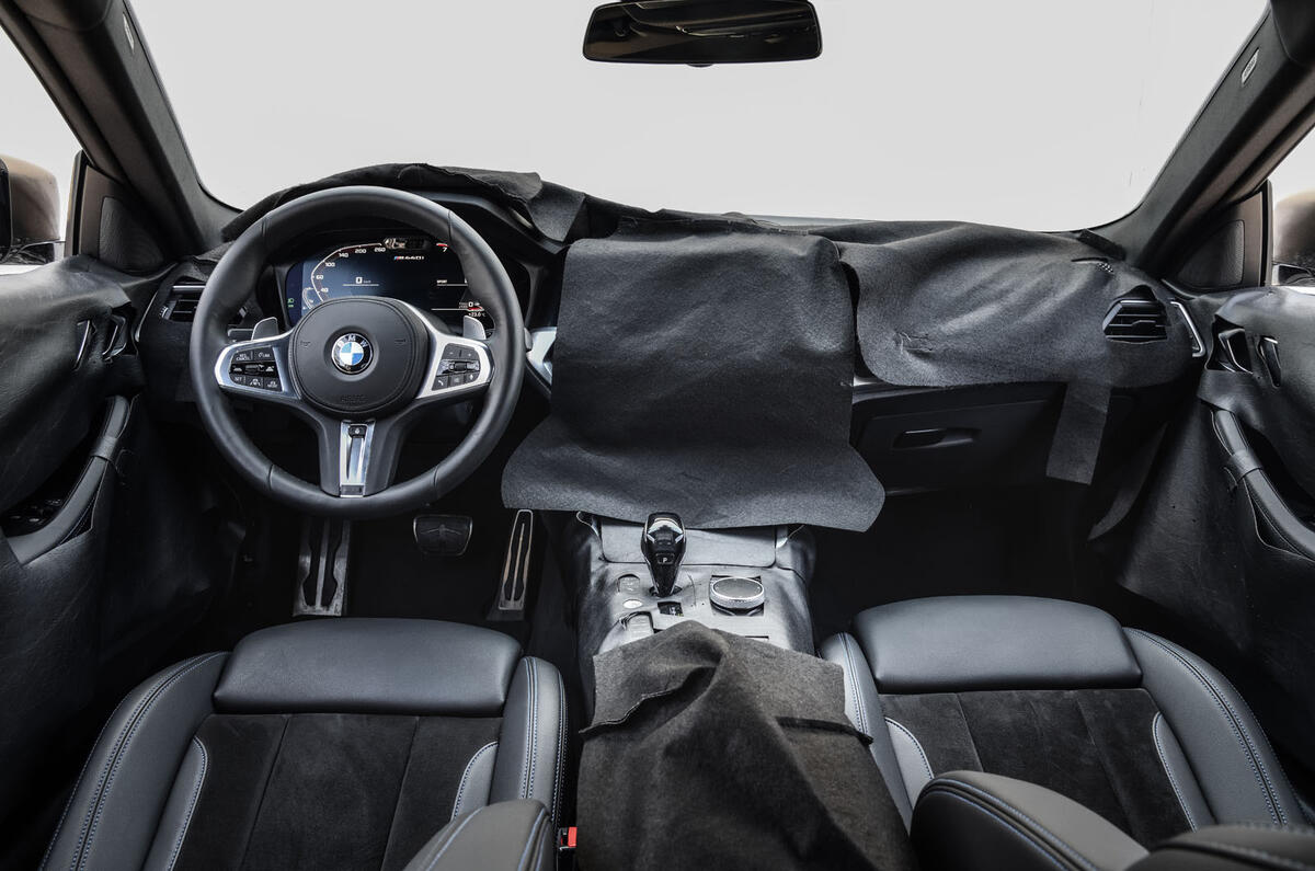2020 BMW 4 Series prototype - interior