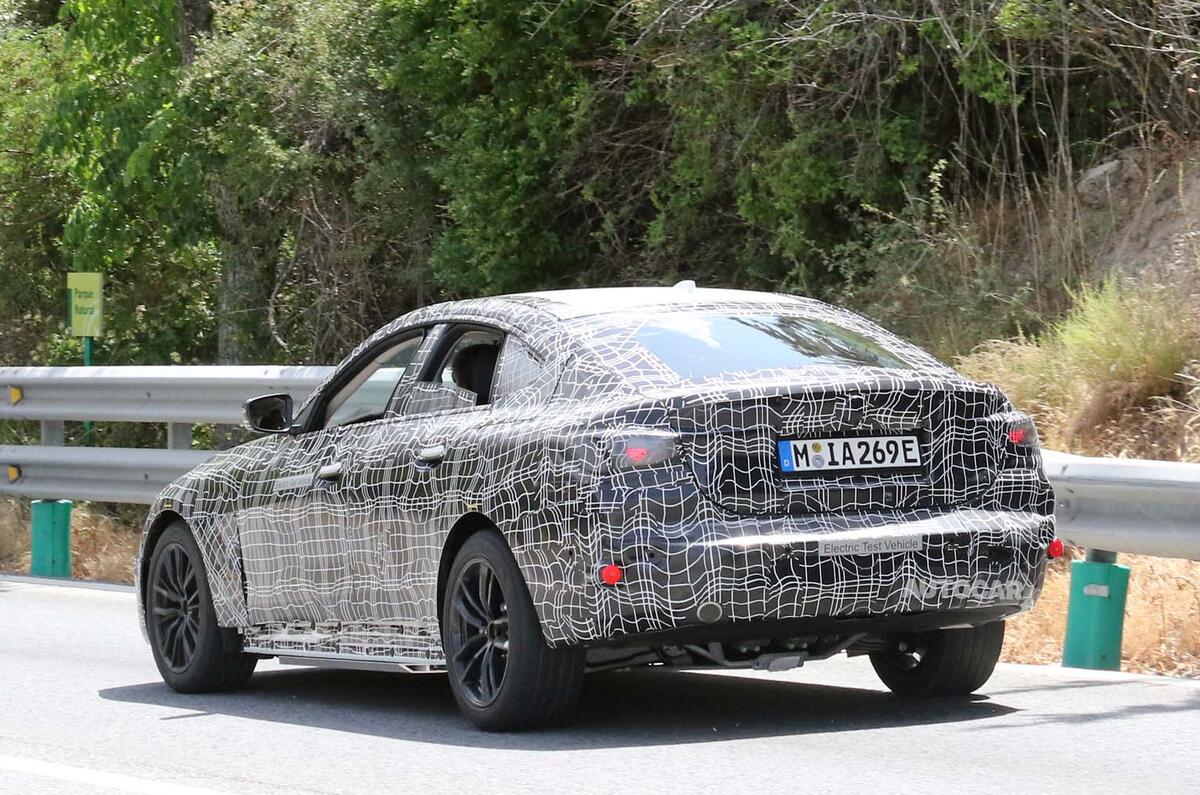 BMW i4 spy shots