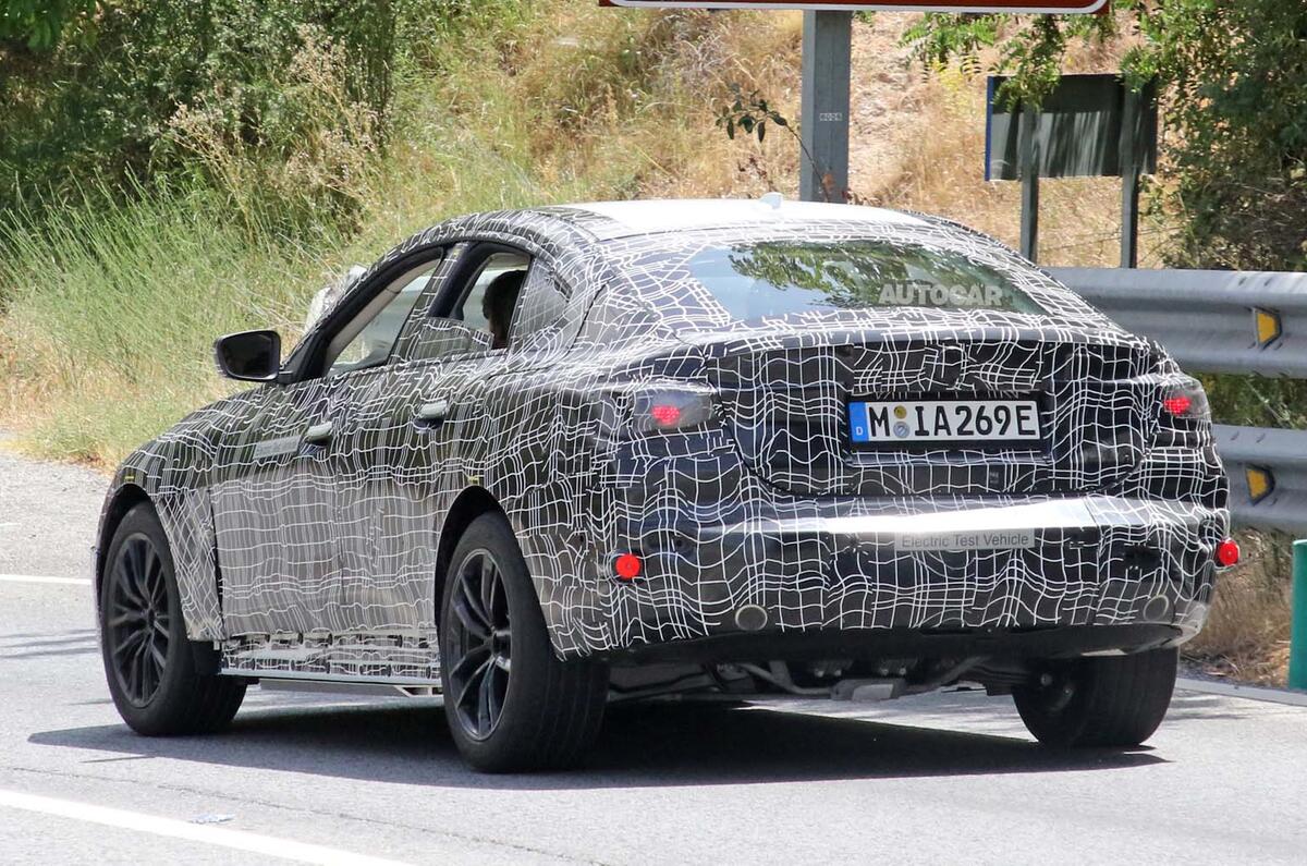 BMW i4 spy shots