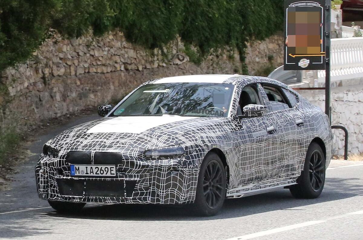 BMW i4 spy shots