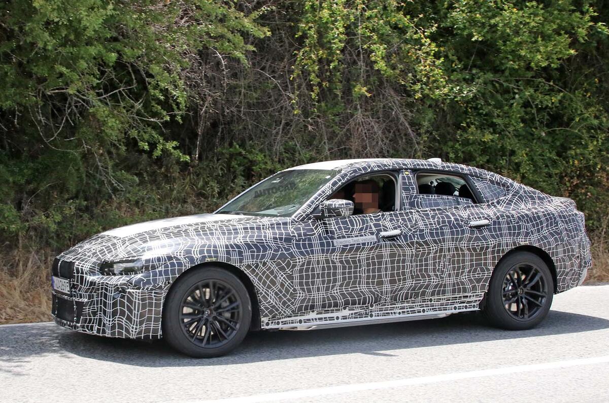 BMW i4 spy shots