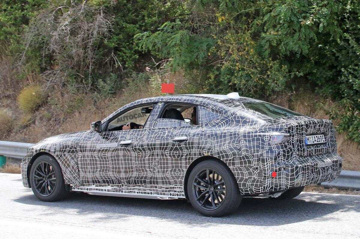 New Bmw I4 Fresh Shots Reveal Electric Saloon S Design