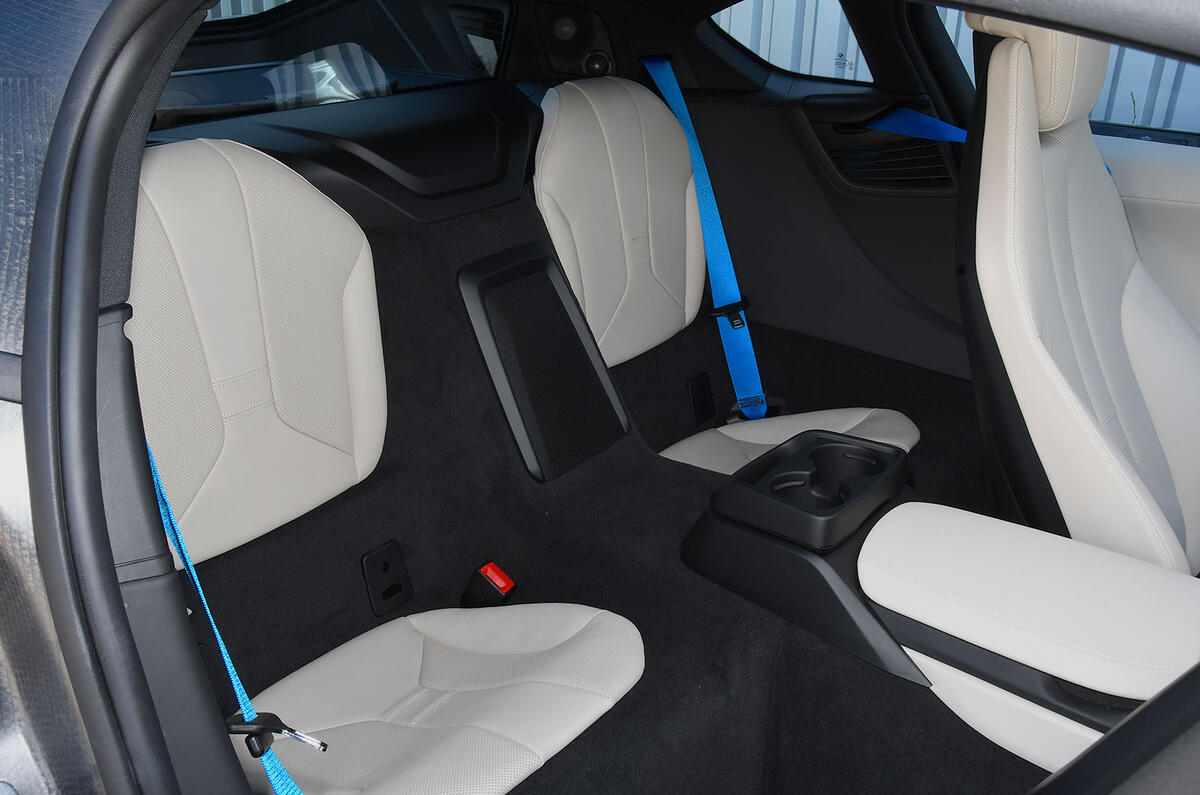 BMW i8 rear seats