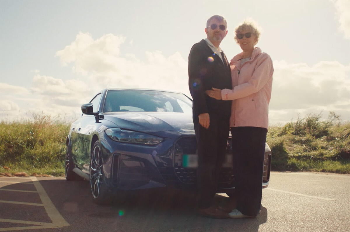 BMW Life In Charge Jim and Jennifer portrait