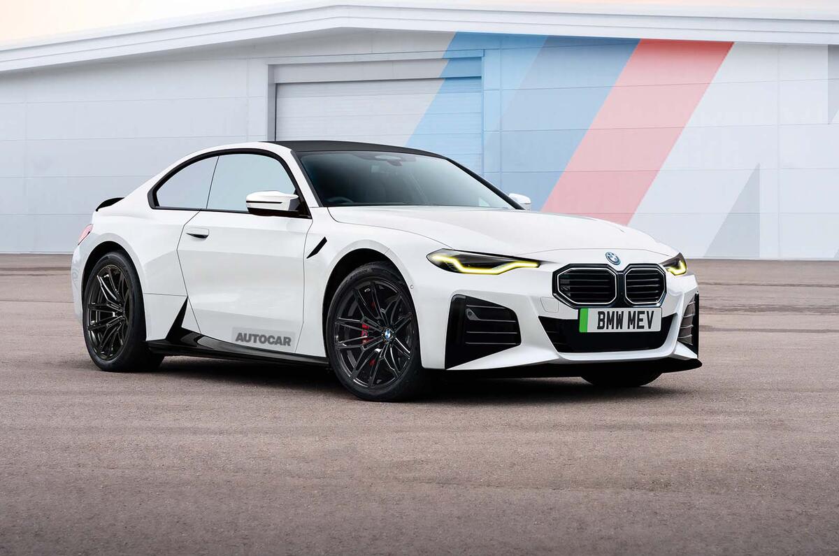 bmw m2 ev render 2022