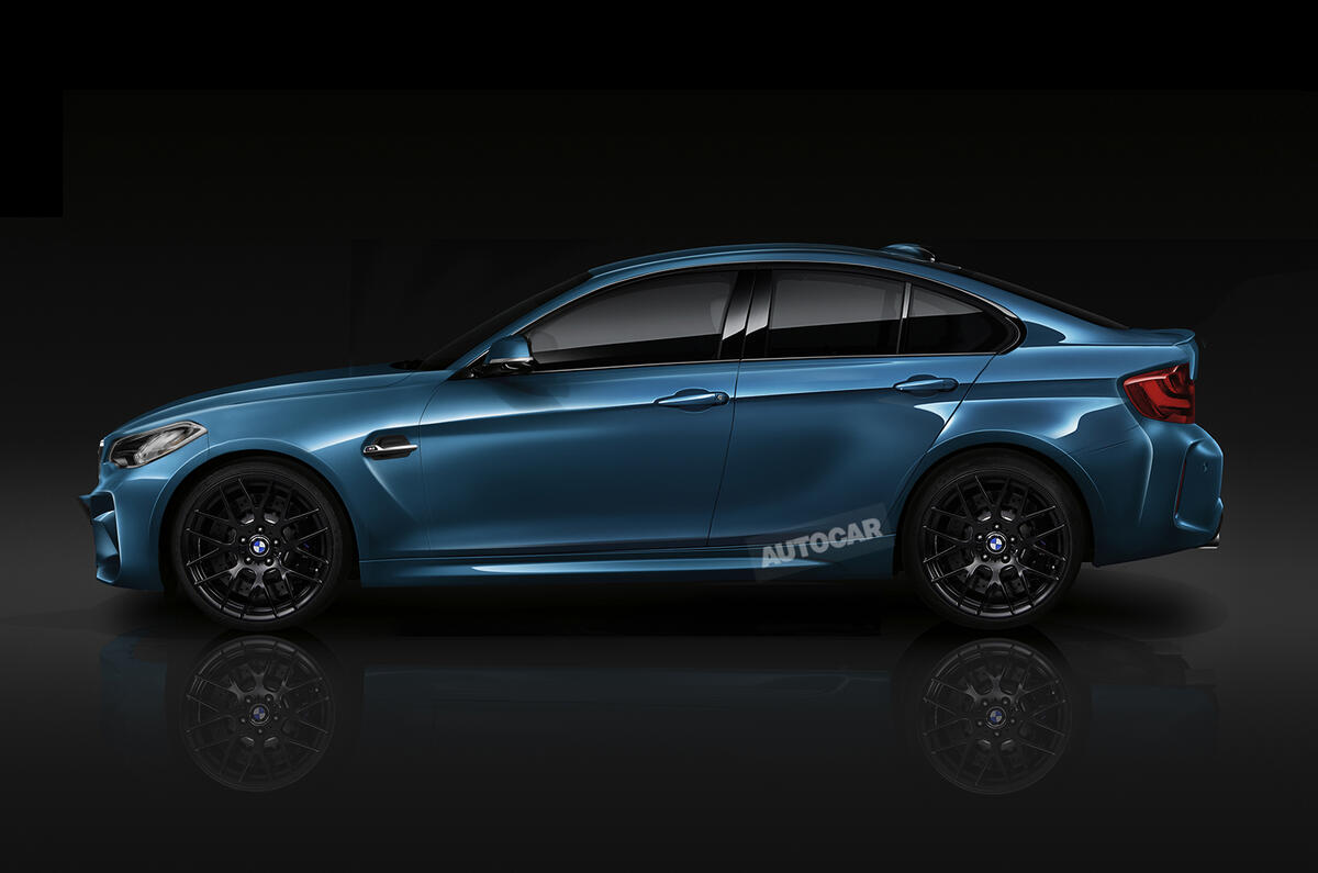 Autocar render of M2 Gran Coupe