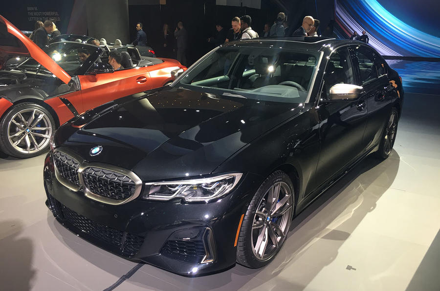 BMW M340i LA motor show reveal - front