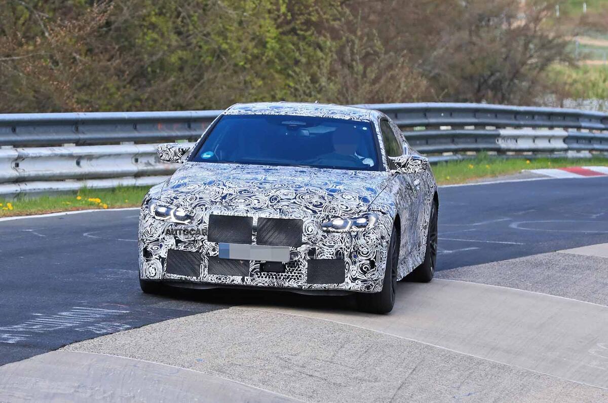 BMW M4 spyshots Nurburgring front 