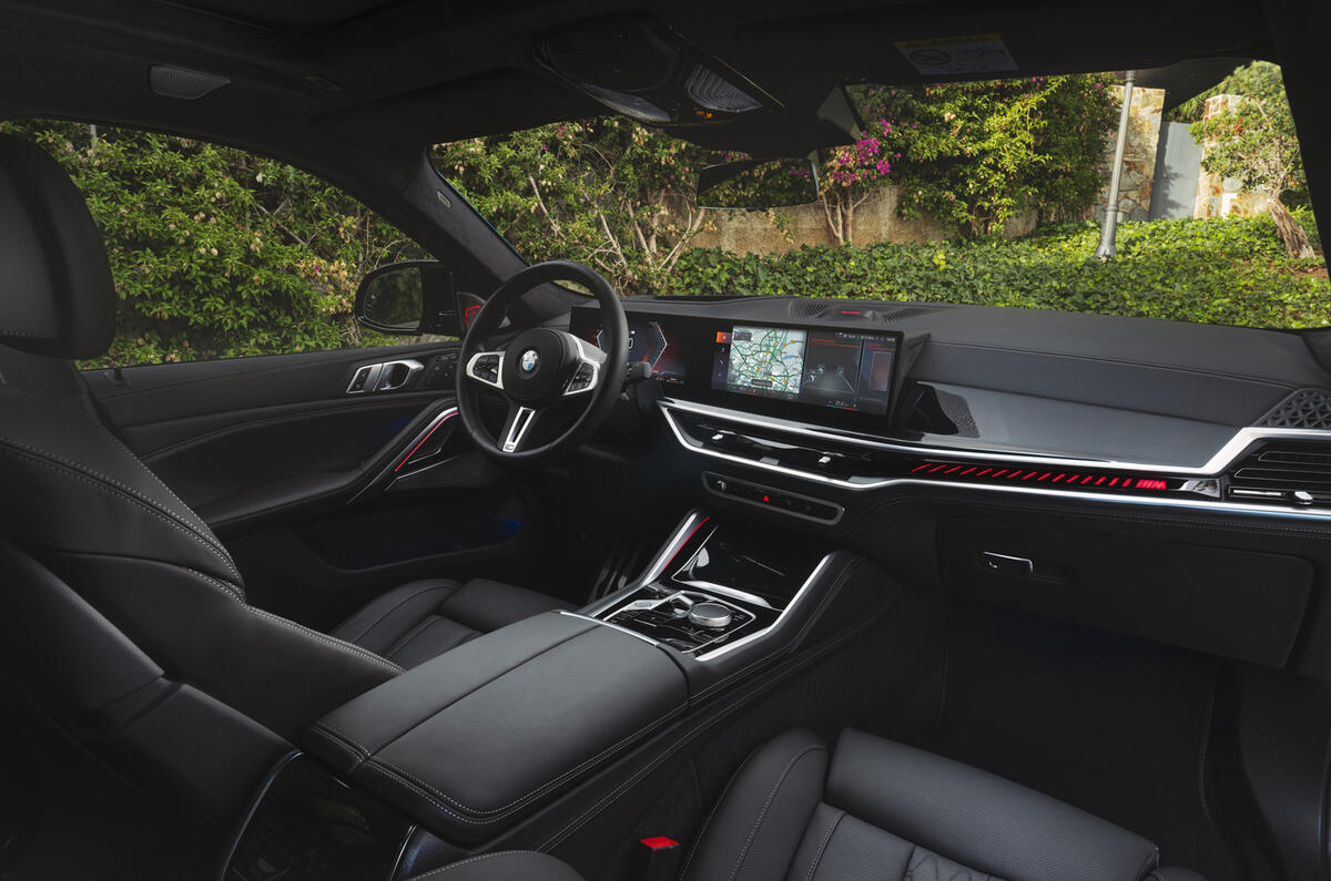 BMW X6 front interior