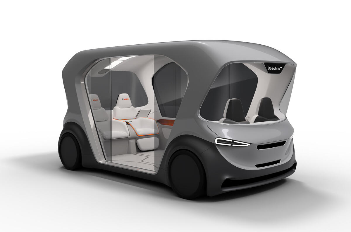 Bosch Reveals Self Driving Shuttle Concept Ahead Of Ces Debut