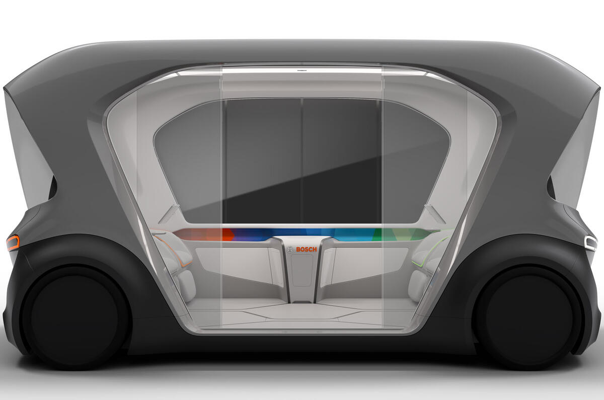 Bosch Reveals Self Driving Shuttle Concept Ahead Of Ces Debut