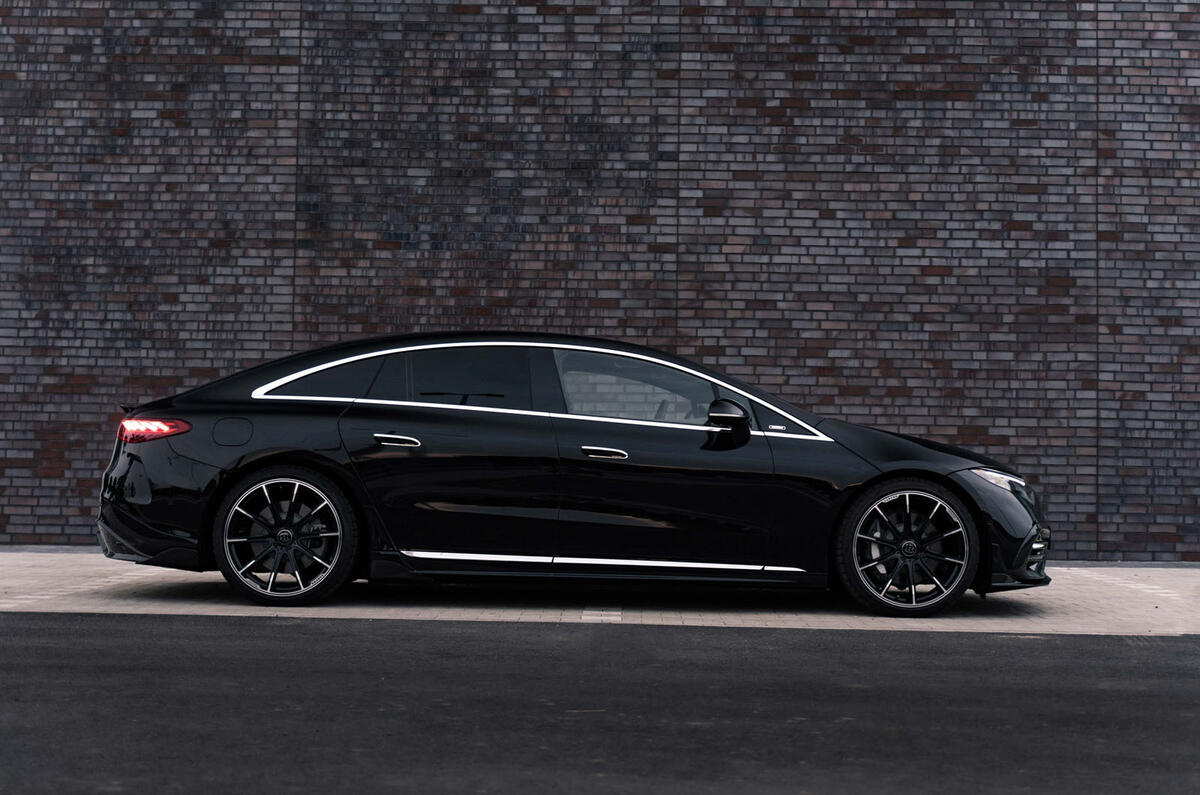 پروفیل جانبی برابوس مرسدس EQS 450 2022 پروفیل جانبی برابوس مرسدس EQS 450 2022