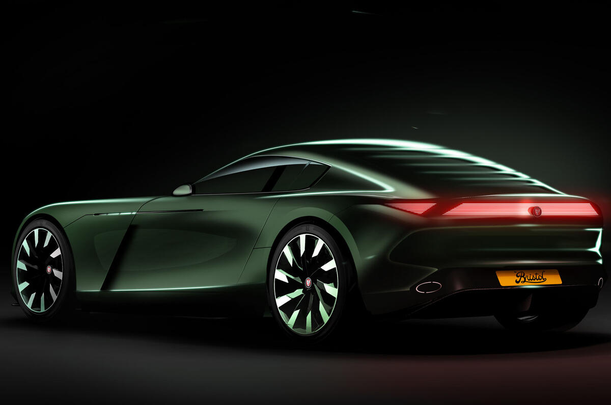 Bristol reborn, as imagined by Autocar - rear