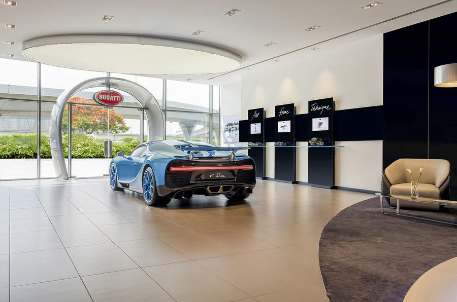 Bugatti opens its largest showroom in Dubai
