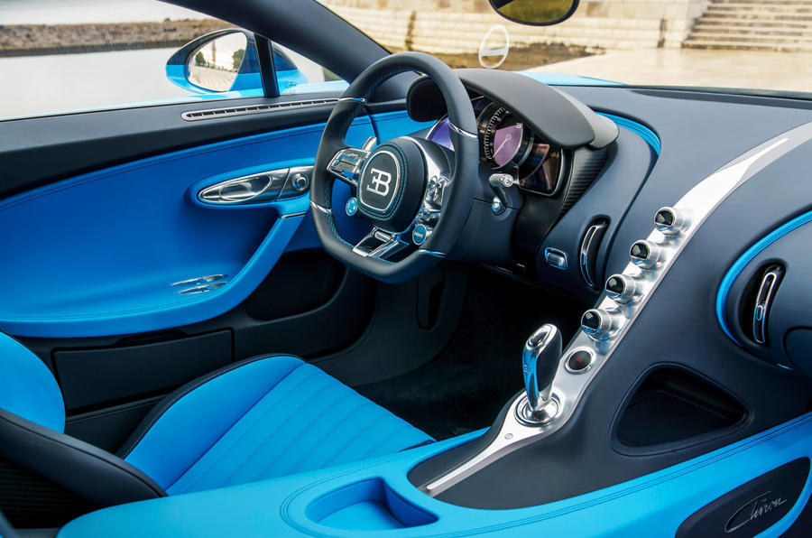 Bugatti Chiron's interior