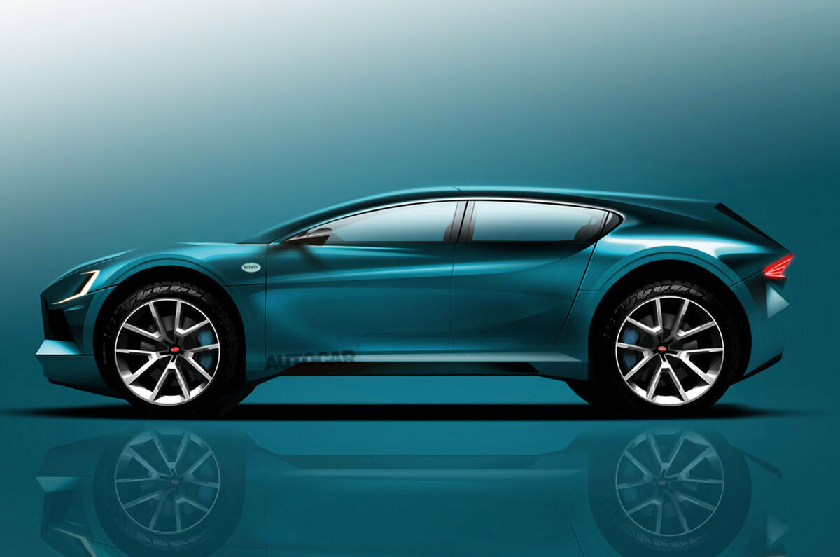 Bugatti SUV render