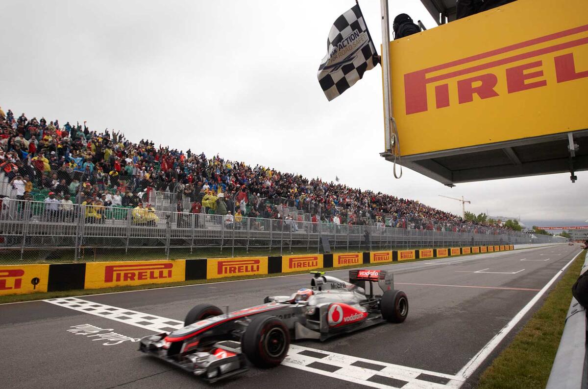 Jenson Button Canada win 2011