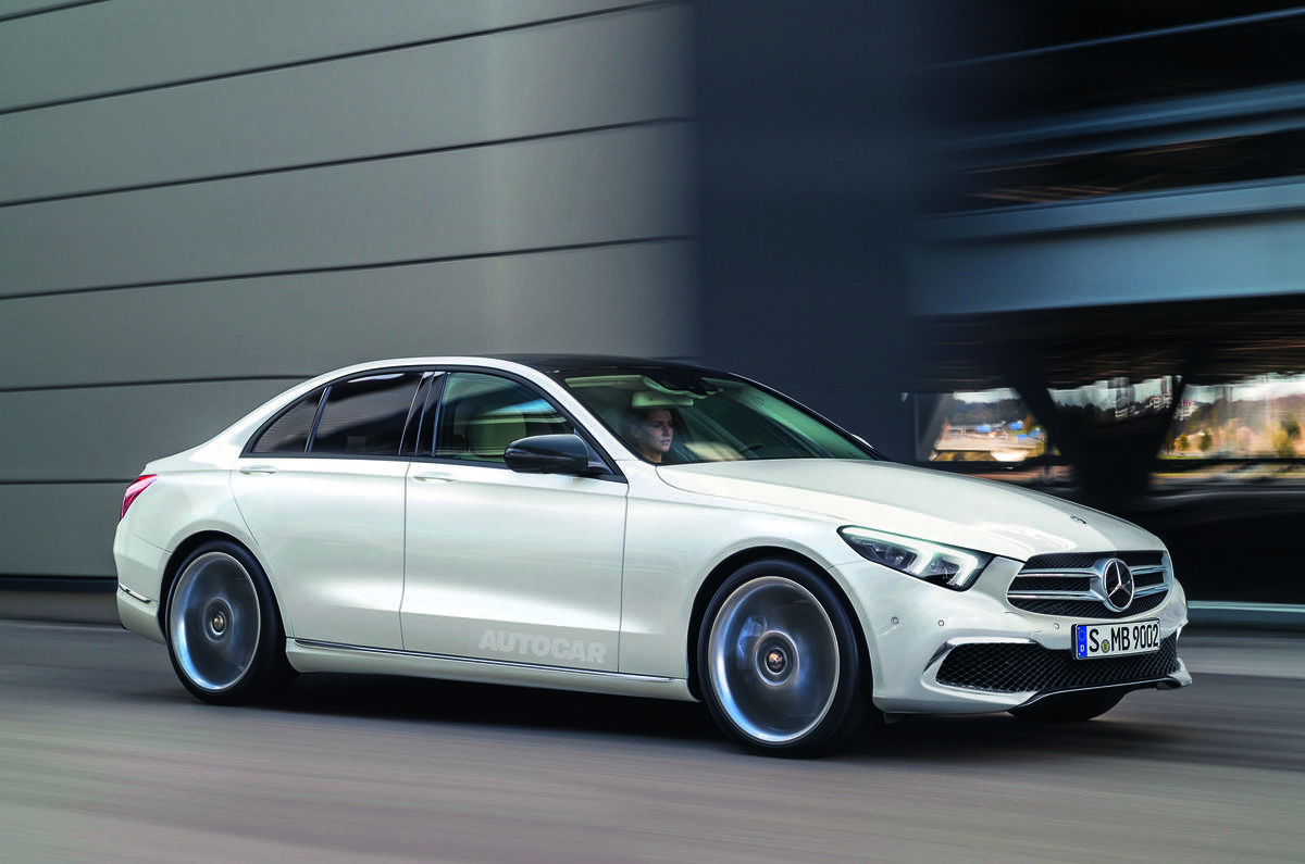 2021 Mercedes Benz C Class Mule Reveals Production Design Autocar