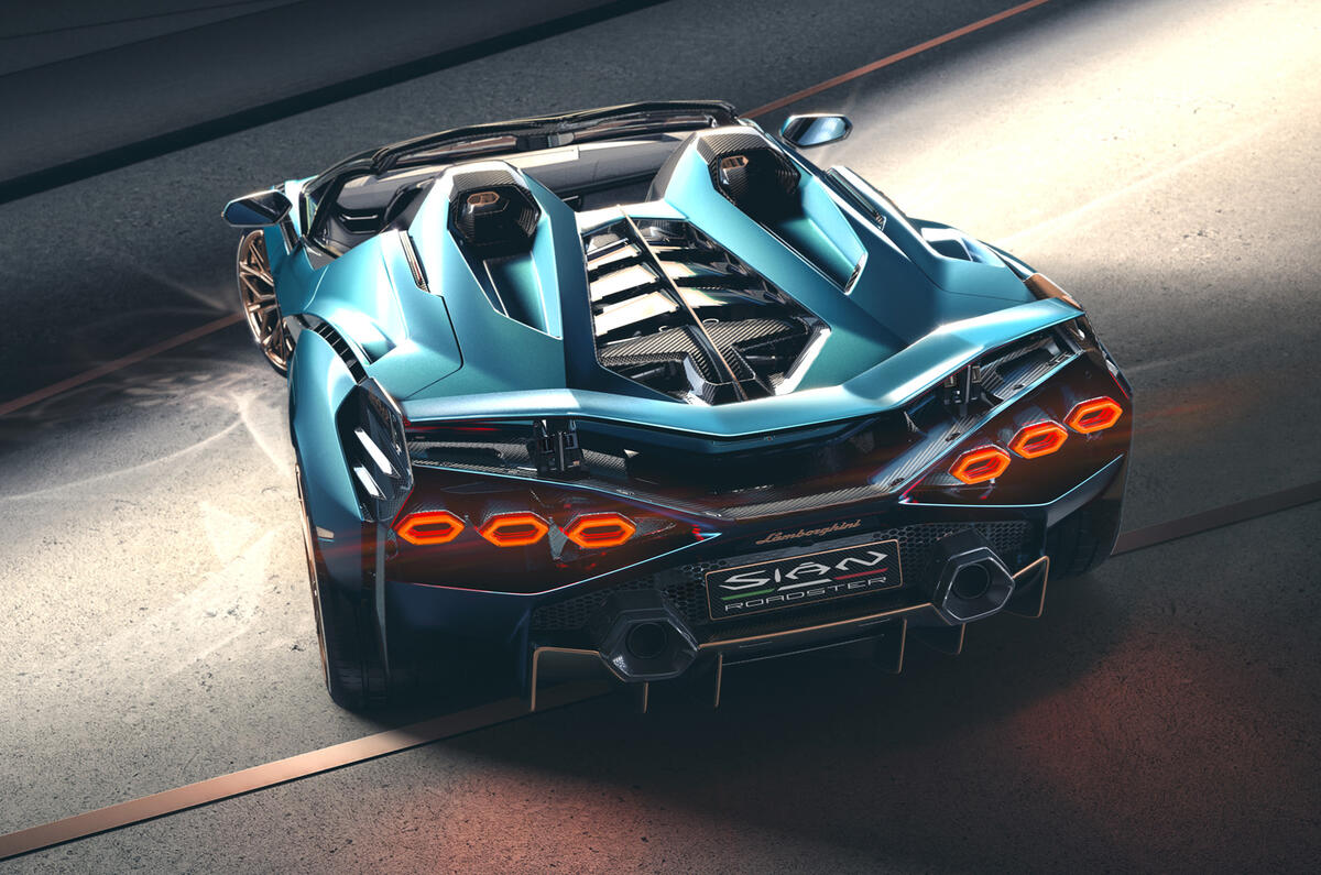 2020 Lamborghini Sian Roadster - rear