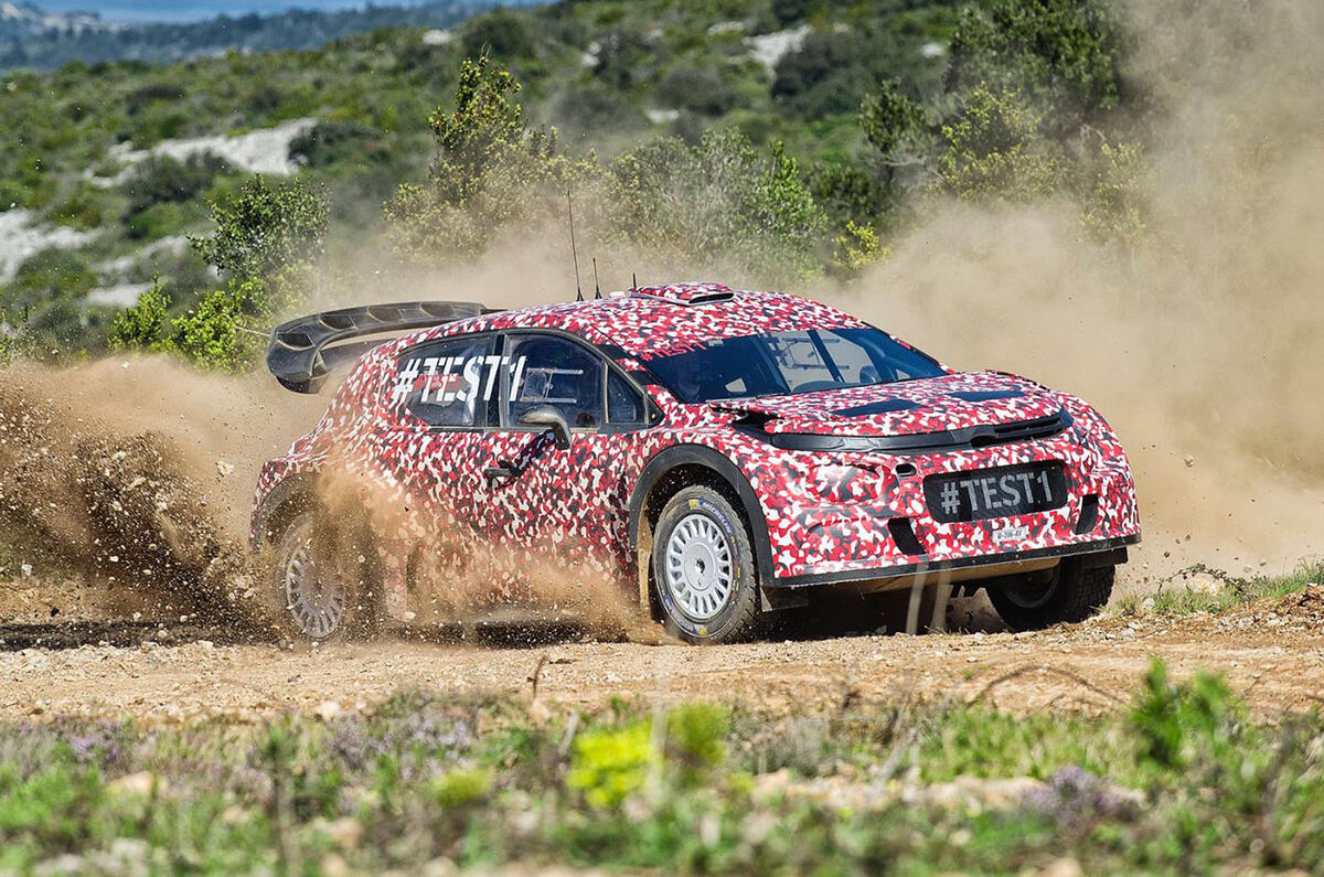 Citroen C3 Wrc Test Hints At New C3 Road Car S Styling Autocar