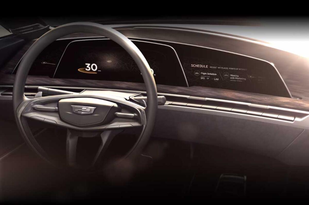 Cadillac OLED concept dash