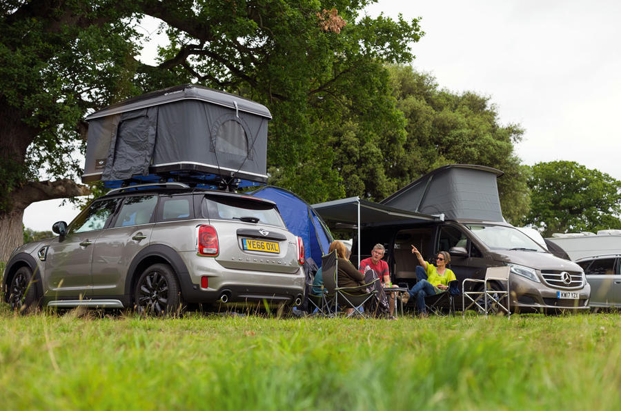 Mini Countryman Autohome roof tent vs Mercedes-Benz Marco Polo - camping on wheels twin-test